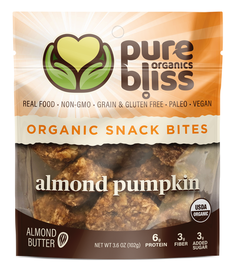 Organic Grain Free Snack Bites - Almond Pumpkin